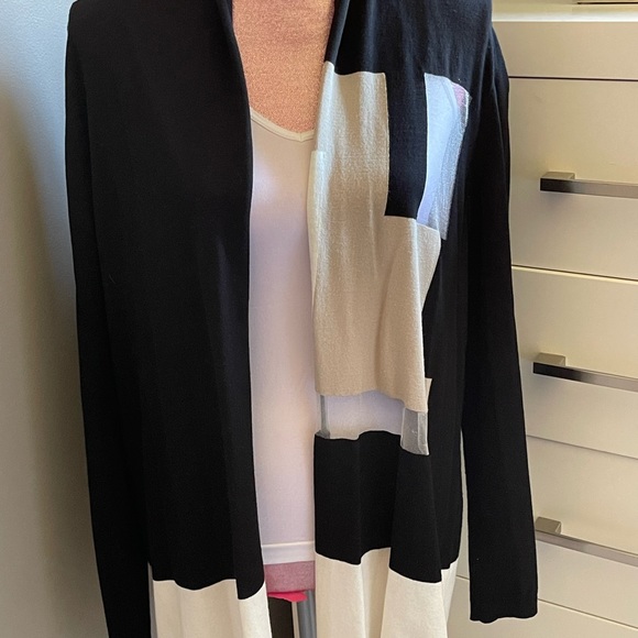 Colorblock Pattern cardigan - Picture 3 of 7